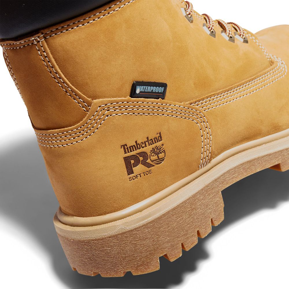 Timberland Μποτακια Εργασίας Γυναικεια Καφε - Pro® Direct Attach 6\" Soft Toe - Greece 2193804-FQ